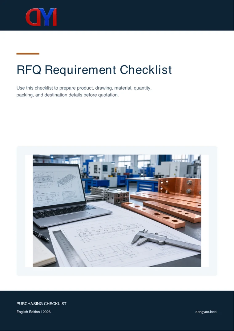 Cover of RFQ Requirement Checklist