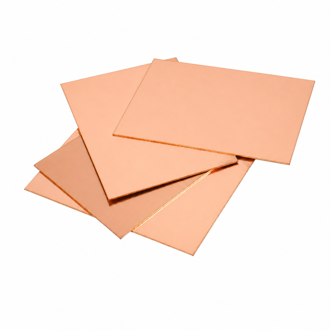 High Purity T2 Copper Square Plate | Oxygen-free Red Copper Flat Sheet for Electrical Heat Conduction 高纯度 T2 铜方板 | 用于电气热传导的无氧红铜平板 - 2