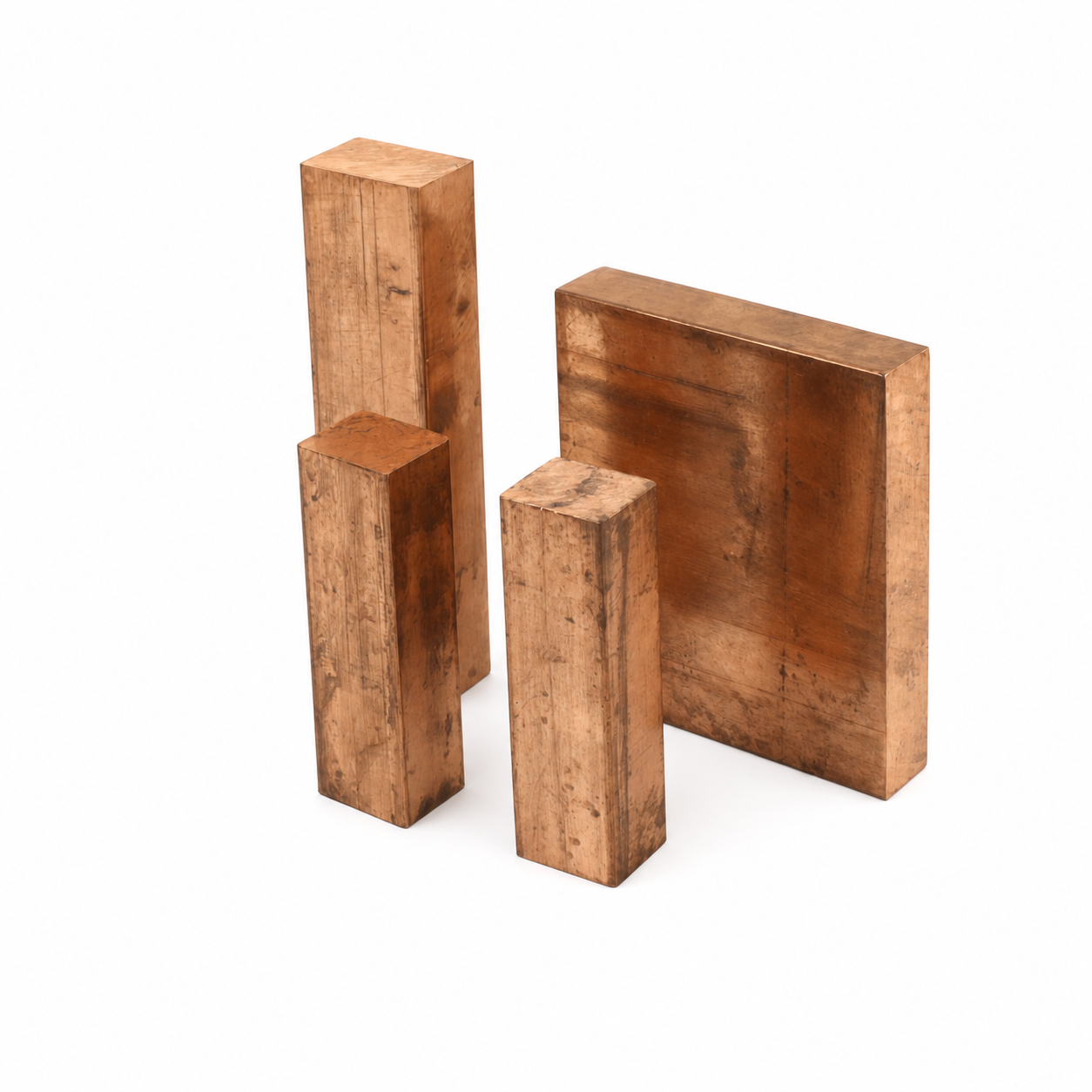 High-purity T2 copper block, electrically conductive and thermally conductive, solid copper piece. 高纯度T2紫铜方块导电导热实心紫铜块 - 5