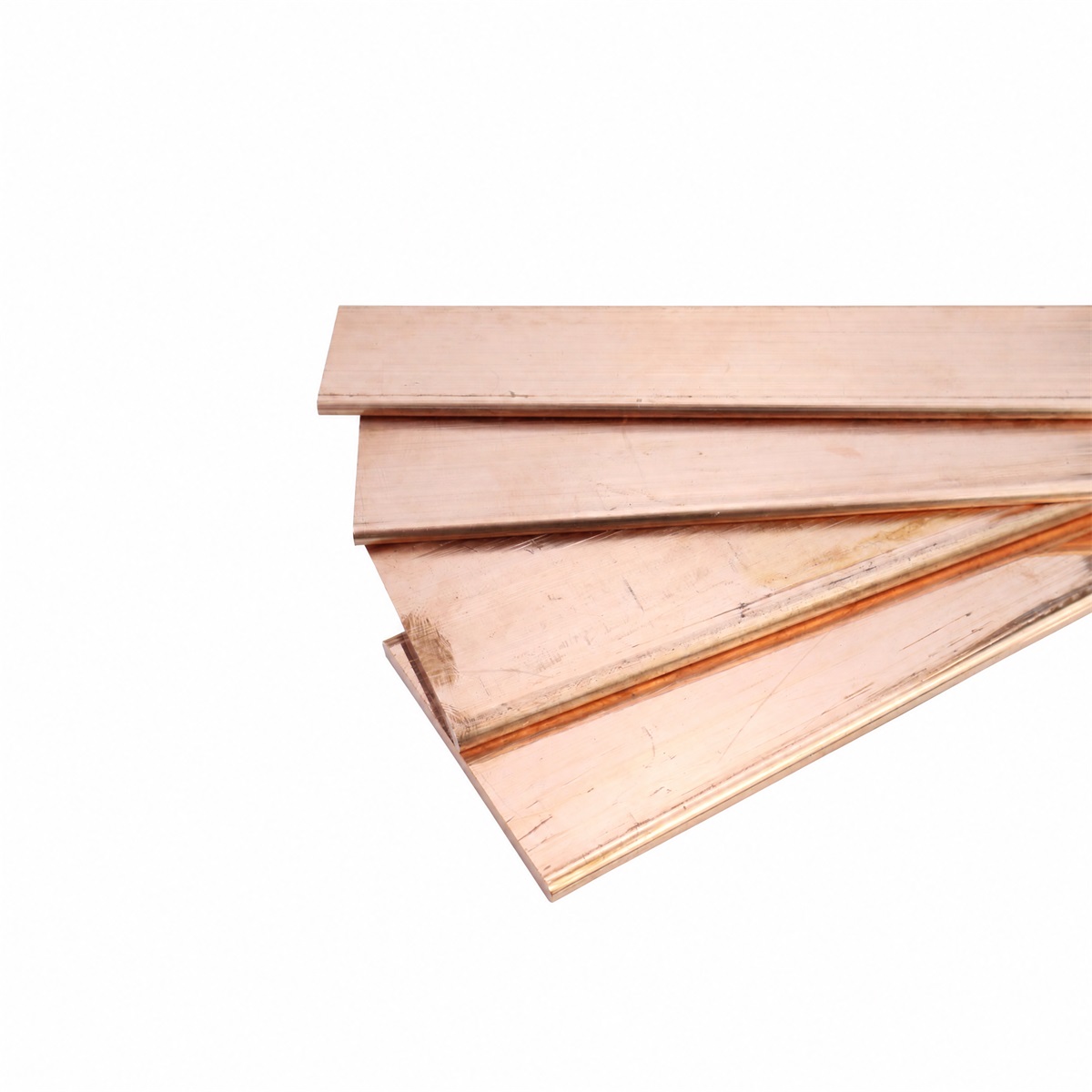 National Standard High-Conductivity Purple Copper Bars | Customized Industrial Anodized Copper Bus Bars 国标高导电紫铜排 | 定制化工业无氧铜母线排 - 2